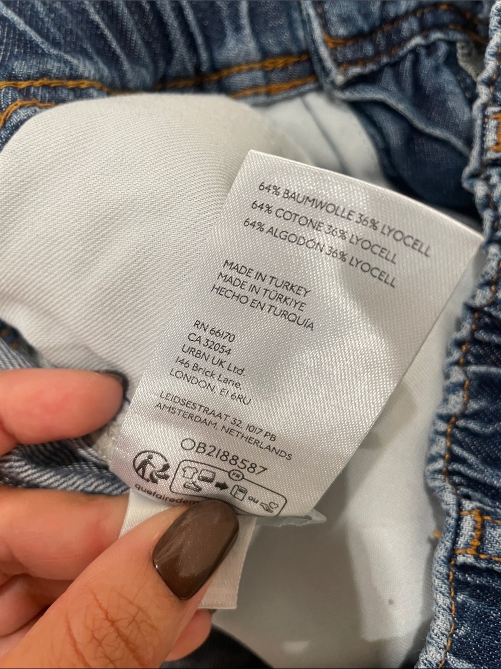 Anthropologie Pilcro Wide-Leg Drawstring Pull-on Pants Jeans Small - Picture 12 of 12